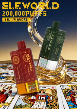 ELEWORLD 6in1 200k Puffs disposable vape Poland warehouse