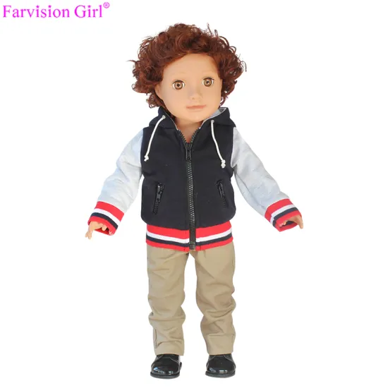 18 inch cute mini boys vinyl doll