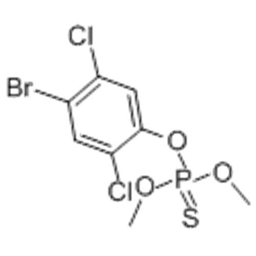 포스 포로 티오 익산, O- (4- 브로 모 -2,5- 디클로로 페닐) O, O- 디메틸 에스테르 CAS 2104-96-3