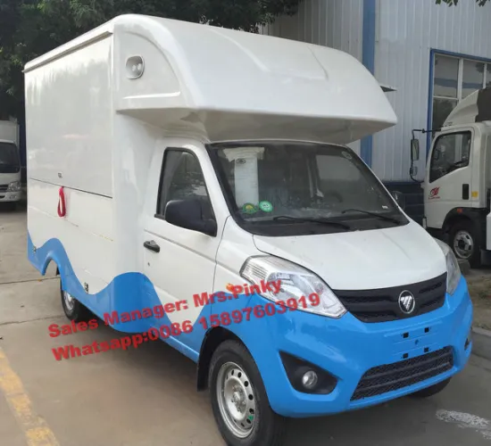 Customized Food Truck with French Fries and Burgers Griddle Hot Dog Machin Fridge Mobile Outdoor Selling Truck
