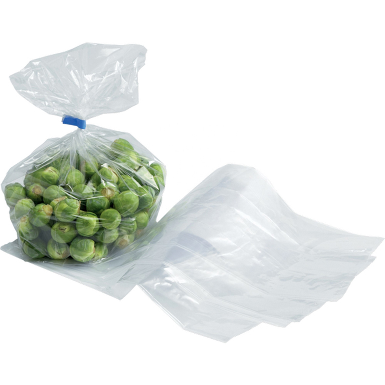 Custom Design Clear Transparent Food Grade 100% Virgin Plastic Polythene Hygienic Bags