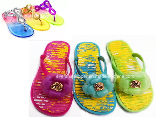 2014 New Fashion Flip Flop Woman EVA/PVC Slippers (DRF-300)