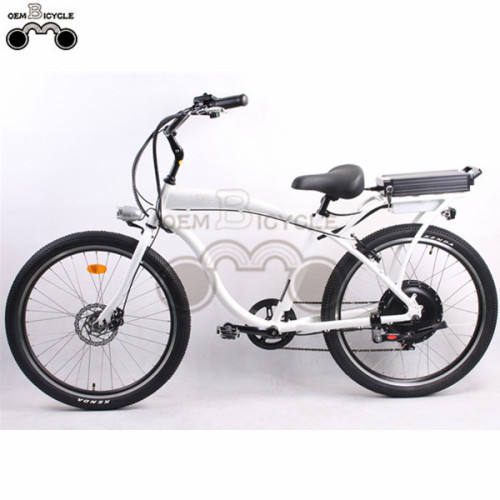 Bicicleta elétrica de praia masculina de 26 polegadas 750 w