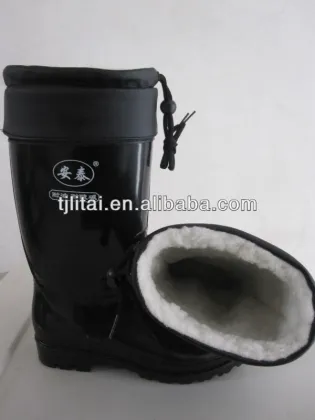 pvc winter boots for men's winter snow boot