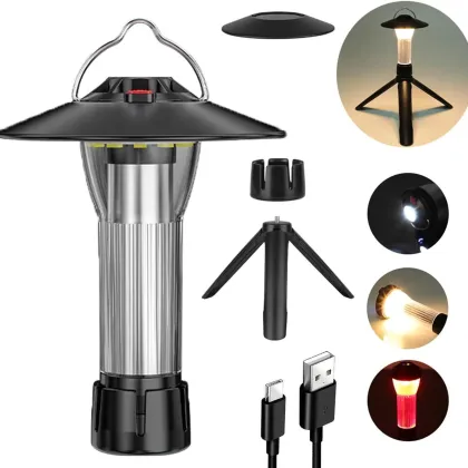 USB Charging Outdoor Emergency Flashlight LED Lighting