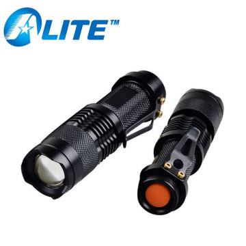 Powerful Mini 3W 500LM Waterproof Promotional LED Mini Flashlight Torch