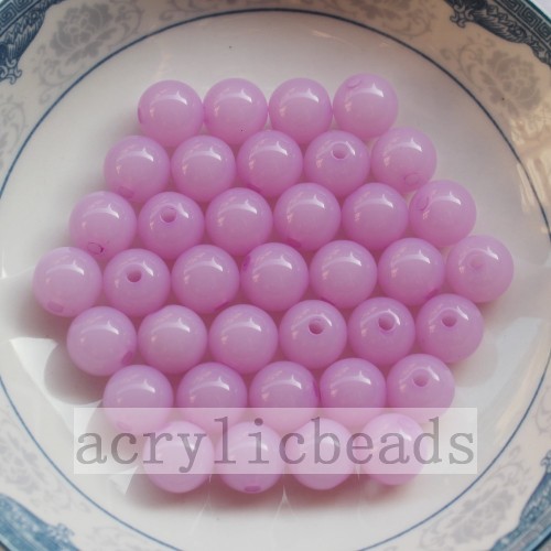 Acrylic jelly opaque round beads jelly miracle beads