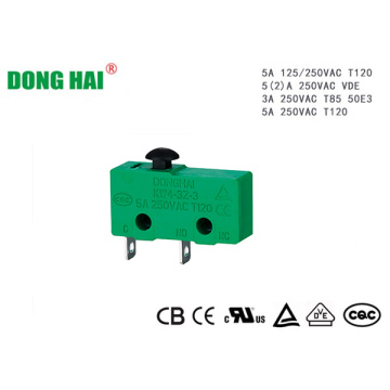 Кнопка-грыб Мініятурны мікравыключальнік