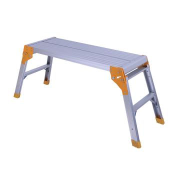 Aluminum working folding platform