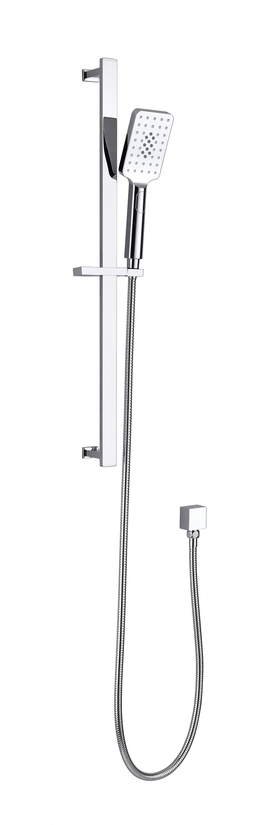 Wall Mounted Slide Bar With Hand Held Shower