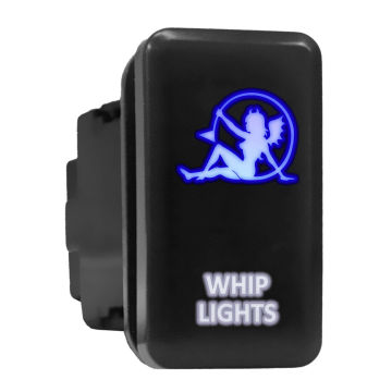 Auto kereta 12v On Off LED Backlit suis lampu kabus suis