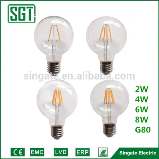 Rohs 4w 6w 8w led lights G80 led bulb filament SMPS driver, PF>0.5