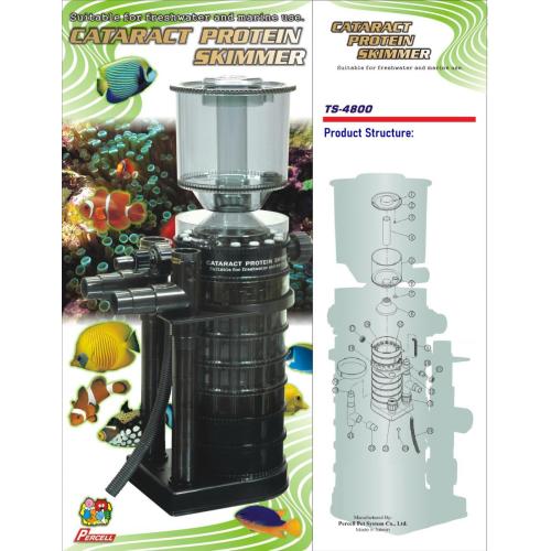 Percell Aquarium Cataract Protein Skimmer