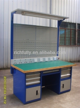 Cheap Price Work bench, Industrial Fitter electronic workbench for workplace