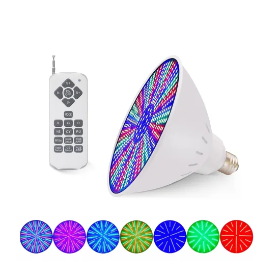 RGB LED Pool Light Bulb for In-Ground Pools - Color Changing Compatible with Pentair and Hayward