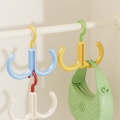 Colorful Rotating Double Hook Enhancing Space Organization