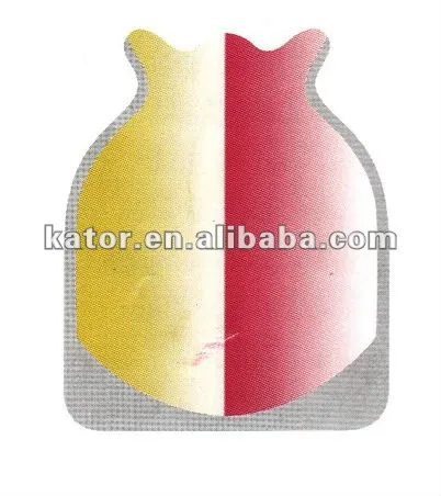 yellow red foldable plastic vase wholesale