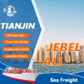 Containerfrekvens från Tianjin till Jebel Ali
