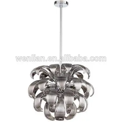 Medium Modern Glass Feather Duster Chandelier Guzhen manufacturer