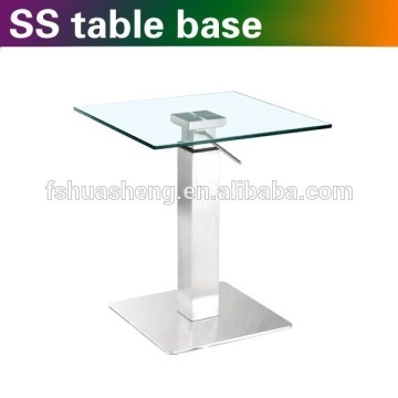 Popular gas lift table base for glass top