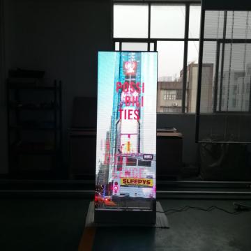 Affichage en verre LED transparent pour la publicité