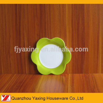 8'' Melamine Flower Plate