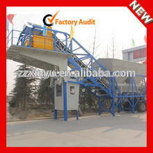 YHZS35 wet mix quick mobile concrete batching plant station