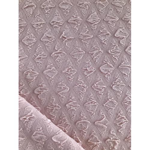 Fabric de ampolla y alivio Crochet Jacquard Knitted