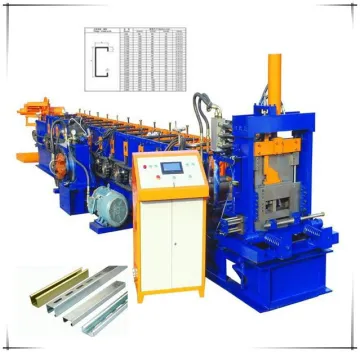 Interchangeable C Z Purlin Roll Forming Machine