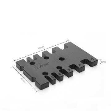 Woodworking push handle push rod table saw flip-chip engraving machine tenon ruler gauge