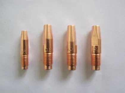 Ceramic welding contact tips