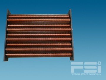Copper Finned Tube Heater Exchanger
