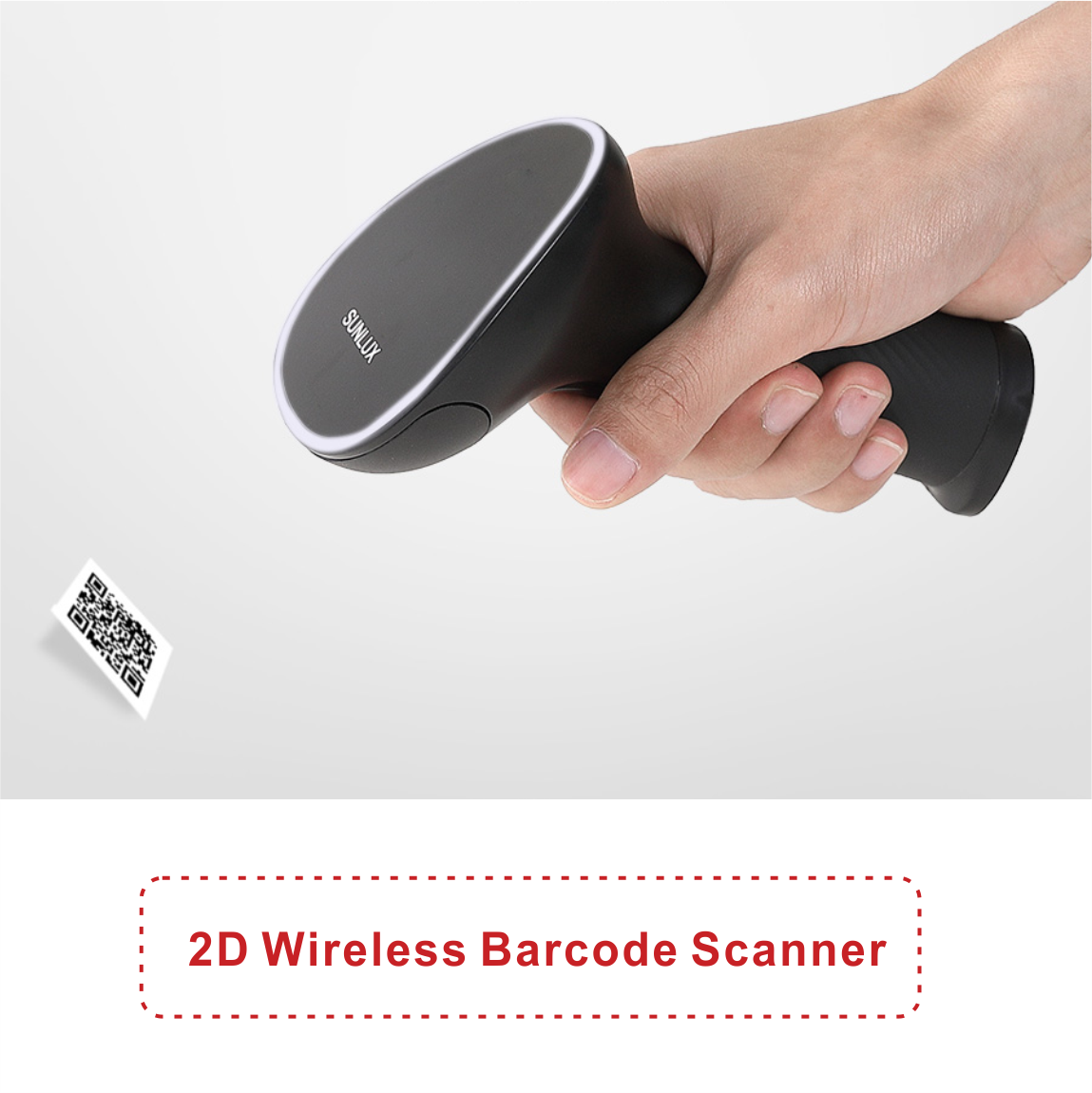 2D 2.4GHZ Wireless Barcode Scanner with USB dongle (4)