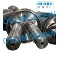 Jwell 65/132, 80/156 Twin Conical Screw and Barrel for Rigid PVC Profiles