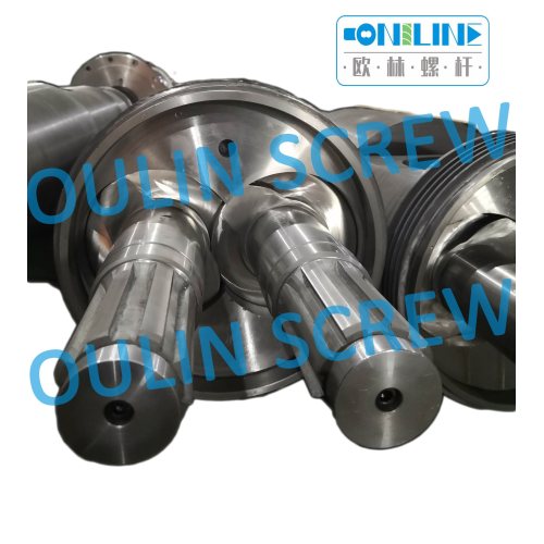 Jwell 65/132, 80/156 Twin Conical Screw and Barrel for Rigid PVC Profiles