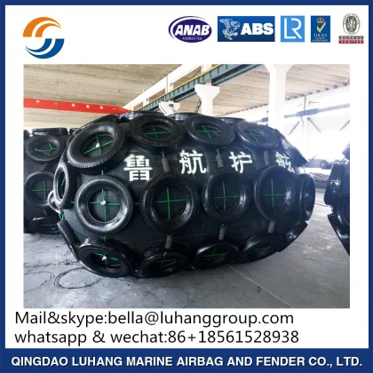 Floating Pneumatic Yokohama Fenders / Marine Rubber Fenders