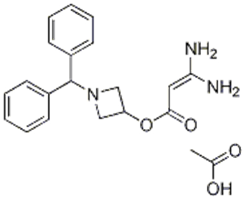 2-Propenoic acid,3,3-diamino-1-(diphenylmethyl) 3-azetidinyl ester CAS 221906-67-8