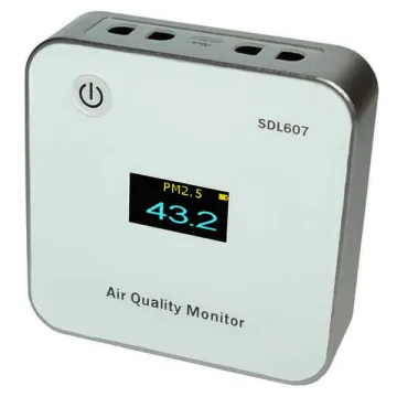 Factory Supply SDL607 Indoor/Car Laser Air Quality Monitor PM2.5 PM10
