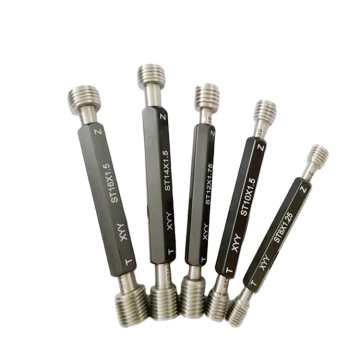 Customizable Logo Steel Thread Plug Gauge Manual Measuring Tool in Carton Packaging