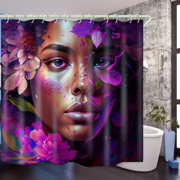 printing long shower curtain