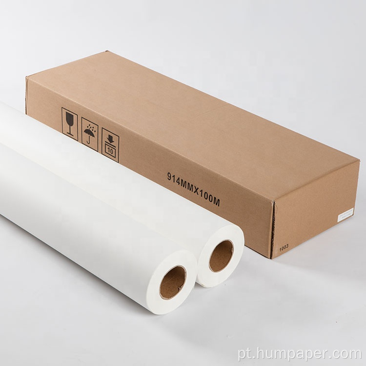 Papel de sublimação de calor Jumbo Roll de 63g