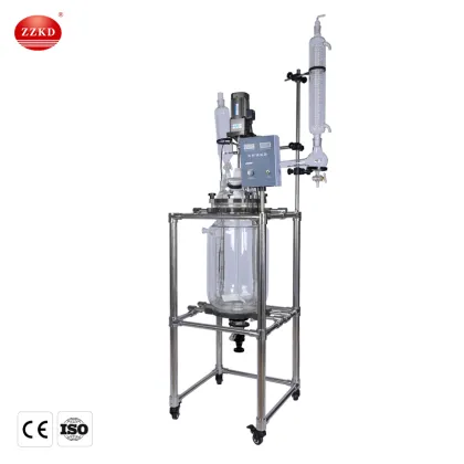 20L Industrial Plug Flow Glass Reactor