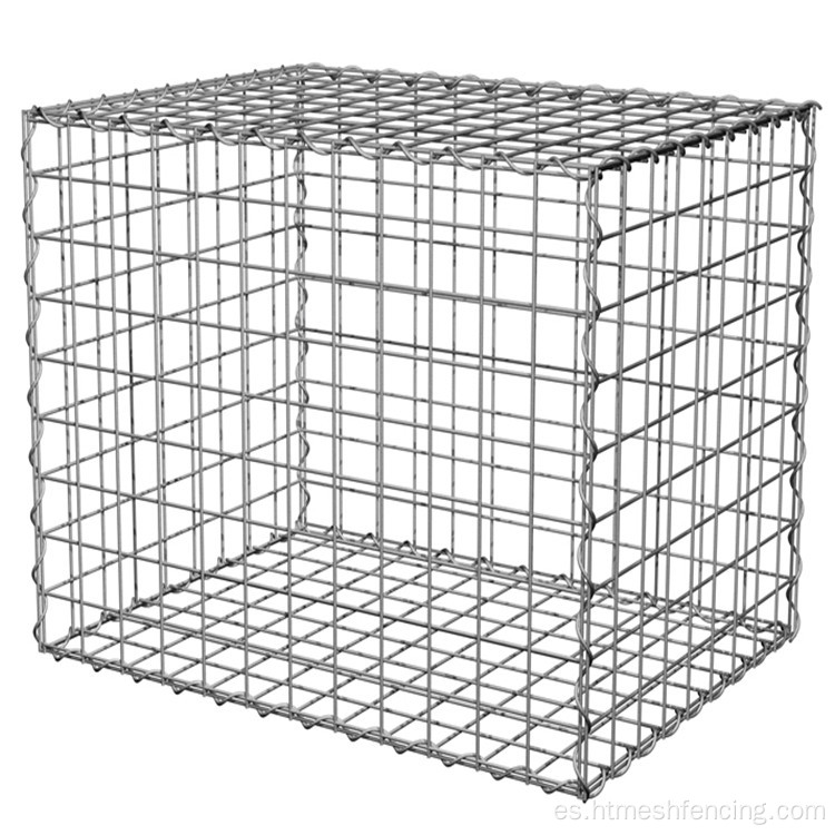 Caja de gabion barato galvanizado 1x1x1 cestas de gabion malla