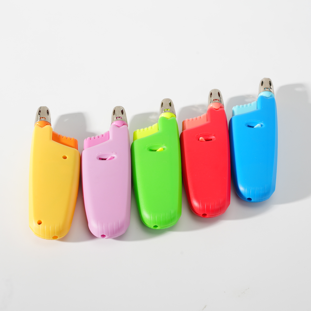 Soft Flame Telescopic Plastic Candle Lighter Five Color