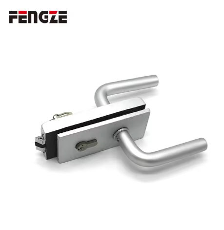 Cerradura de palanca con manija de puerta de vidrio con llaves