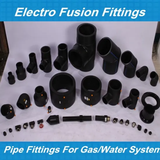 electrofusion fittings socket fusion fittings hdpe electro fusion tee/unequal tee/electrofusion elbow