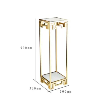 Luxury Metal Flower Display Stands for Living Room Furniture Sets: Modern Pedestal Stands for Flowers and Wedding Decorations