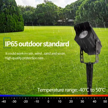 Aluminum Ip67 Lawn Lamp Garden Spot Spike Light