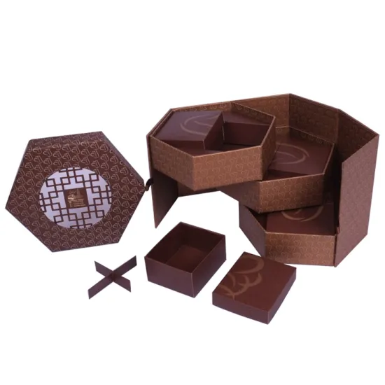 Custom Made Chocolate Cake Packaging Boxes With Insert