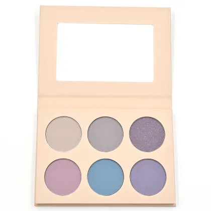 Custom Your Brand Professional Beauty Makeup 6 Pan Nude Eye Shadow Palette